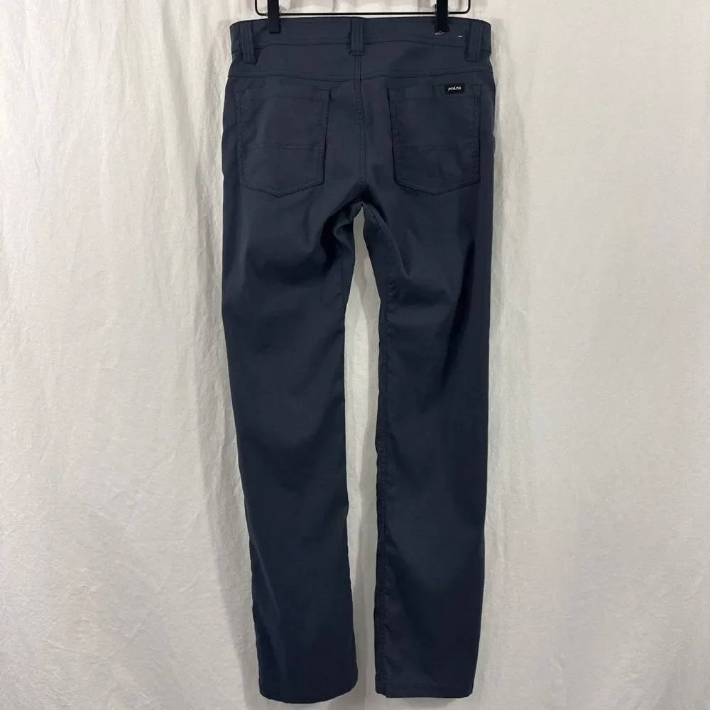 Prana Brion Blue Hiking Pants Mens Sz 30/34 Standard Fit Gorpcore Outdoor